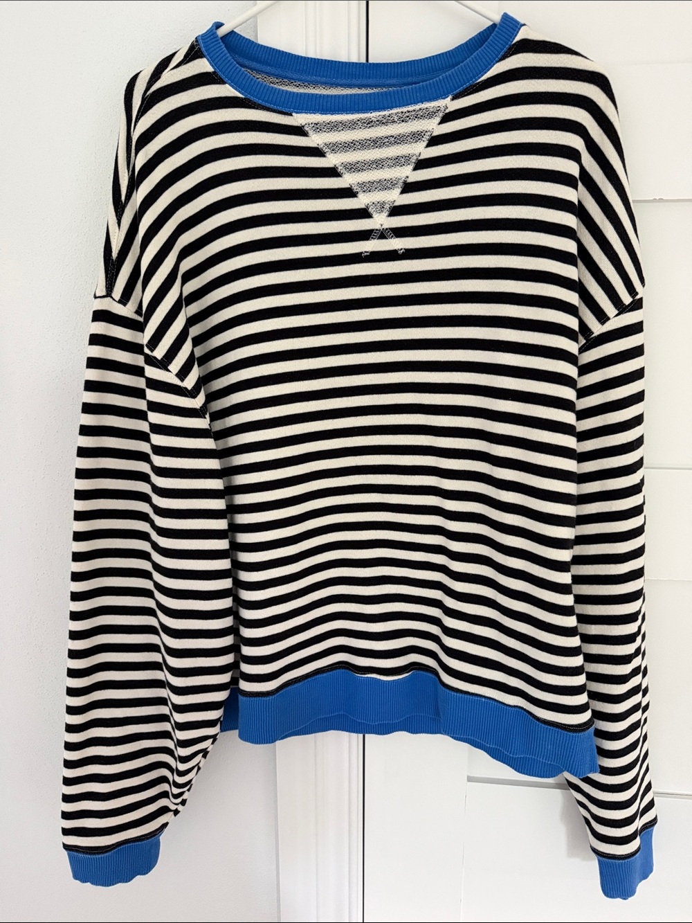 Free People We the Free oversized stripe crewneck